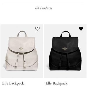 COACH Ella Backpack (black)